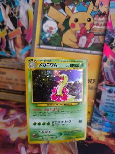 Carta pokemon card meganium - pokemon,