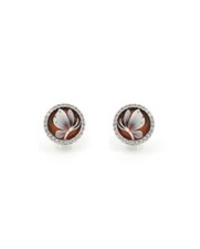 Orecchini argento925 cammeo a
