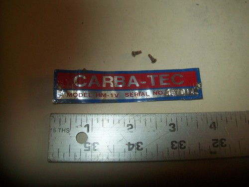 Aluminum name plate brads - aluminum, &