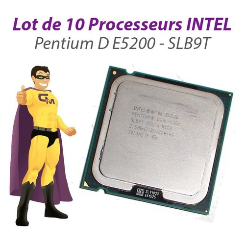 Lot x10 processeurs - lot, intel
