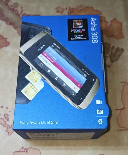 Nokia asha 308 - asha, golden