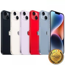 APPLE IPHONE 14 RICONDIZIONATO 128GB ECCELLENTE BIANCO NERO ROSSO PURPLE BLU