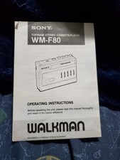 Sony walkman f80 am - walkman, fm/am