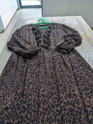 Abito midi stampa animalier - , di