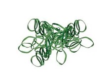 ELASTICI GOMMA VERDE- - ø mm.100 spessore mm.1,6x1,5 - 1 kg