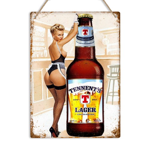 Tennents pin ragazza - tennents, up