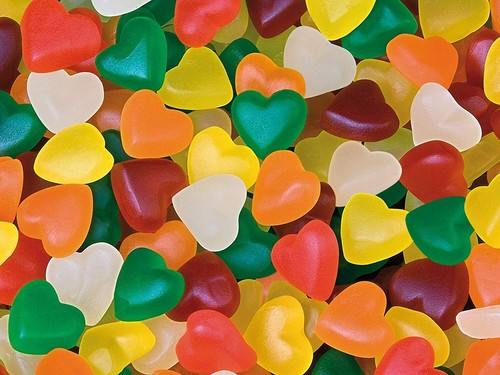 Caramelle gommose cuori teneri - cuori,