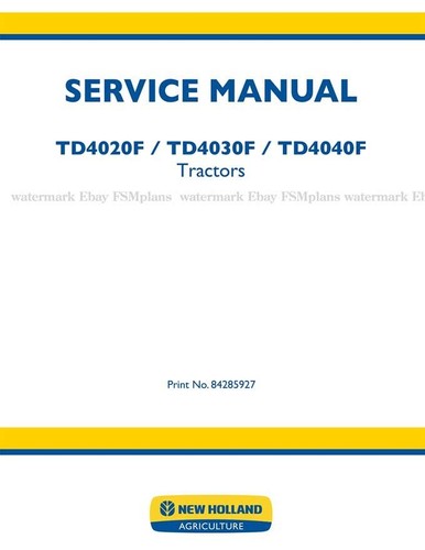 New holland td4020f td4030f - new,