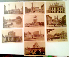 roma antiche cartoline vintage inizio 900 lotto di 10 cm 13,5 X 9 non viaggiate