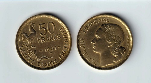Francs guiraud 1951 - 50,