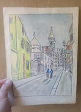 Maurice Utrillo Watercolor