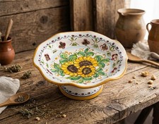 DEC SUNFLOWER ART 4 CERAMIC