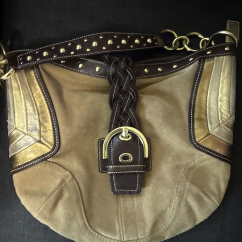 Borsa tracolla coach marrone - borsa, a