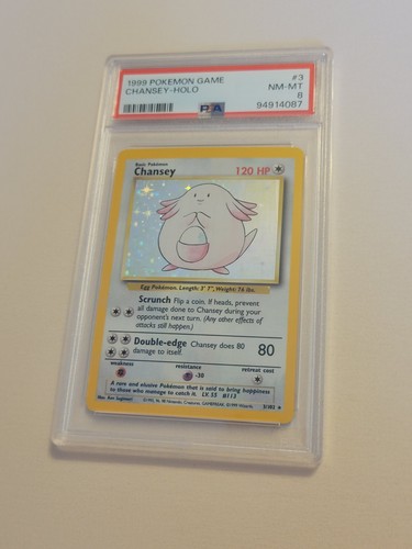 Chansey pokemon set base 3 - -, #3