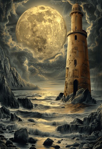 Stampa artistica 8x10 faro