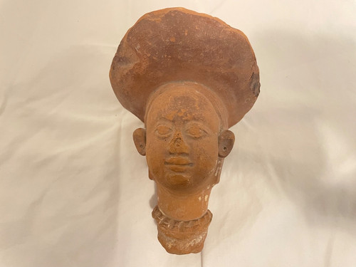 Testa terracotta antica - terracotta,