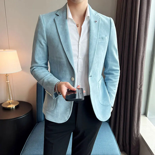 Giacca tuta slim fit velluto