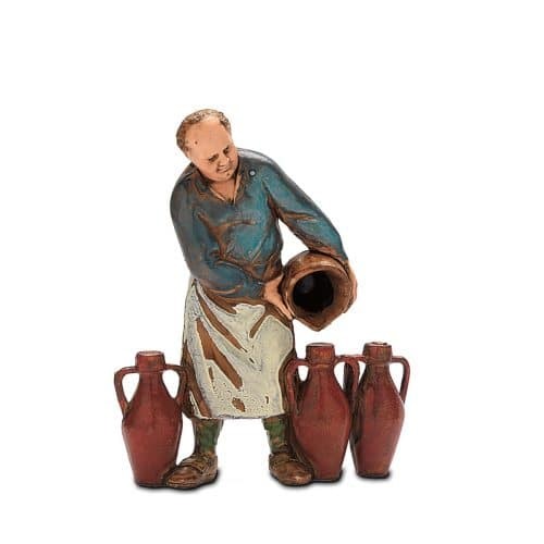 Pastore statuina vinaio con - pastore,