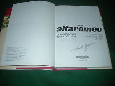 ALFA ROMEO BOOKS LIBRO"TIPO:A MONOPOSTO"CON AUTOGRAFO LUIGI FUSI -NUOVO new