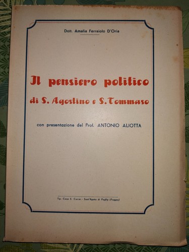 Pensiero politico s - pensiero, di