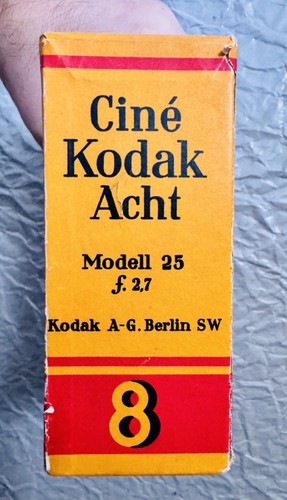 Kodak ciné modello 25 - ciné-kodak,
