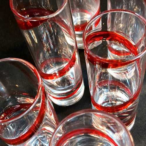 Set bicchieri stile murano - set,