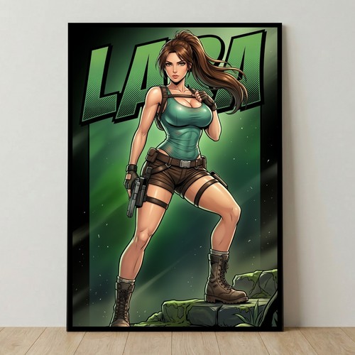 Lara croft poster tomb - croft, raider