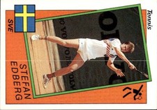 figurina Supersport panini New 1986 # 185 Stefan Edberg
