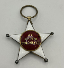 VITTORIO EMANUELE III STELLA AL MERITO COLONIALE 1911- ORDINE COLONIALE D'ITALIA