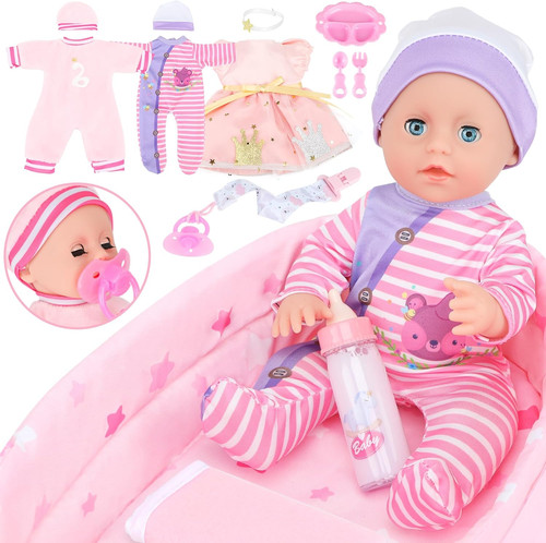 Bambola con set - cm,