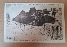 CARTOLINA CASTELLAMMARE DI STABIA - MONTE S.ANGELO - FOTO SANGIORGIO 1932