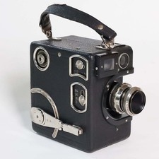 Macchina fotografica pellicola 16 mm SIEMENS modello F Movie Camera con obiettivo Schneider Xenon