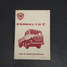 Libretto uso e manutenzione vetture Lancia Esadelta C, 1969. Ingiallimenti