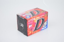 Confezione 5 Audiocassette TDK D90 NUOVE SIGILLATE Posizione Normale