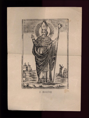 Santino stampa popolare 1800 - santino,