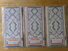 3 SET CARTE VUOTE per macchina