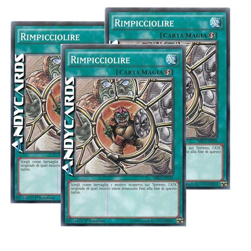 Rimpicciolire - 3x, •