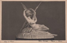 CARTOLINA  LAGO DI COMO LOMBARDIA VILLA CARLOTTA AMORE E PSICHE NON VIAGGIATA