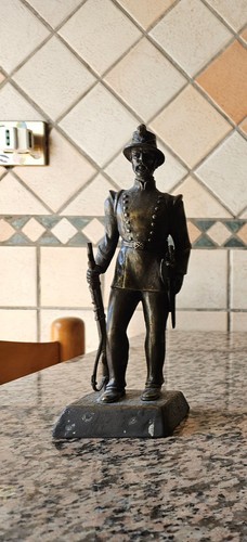 Scultura metallo soldato - scultura,