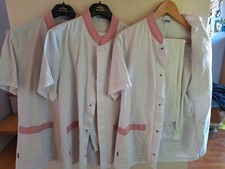 Divisa Cuoco Gelataio Cucina Usata Giacca Pantalone  Taglia S/M