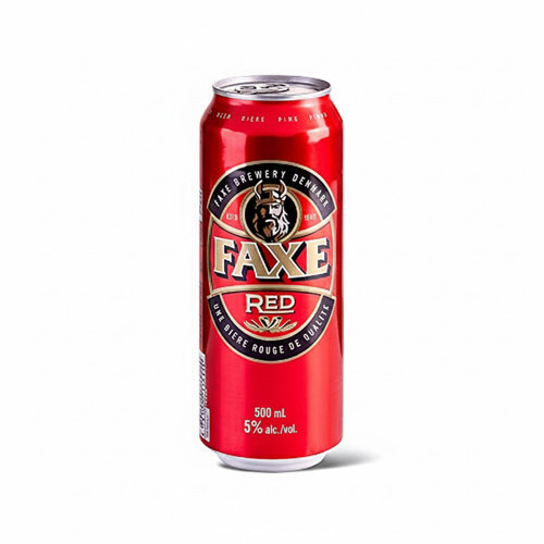 Birra red lattina faxe - birra, cl.