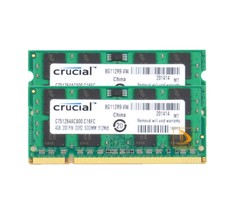 8 GB Crucial 2X 4 GB 2RX8
