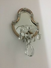 coppia appliques antiche  Maria Teresa con specchio vintage sconces ‘30