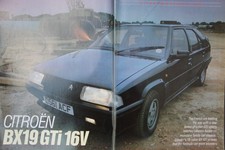 Original 1987 Motor extracted mag road test: CITROEN BX 19 GTi 16v