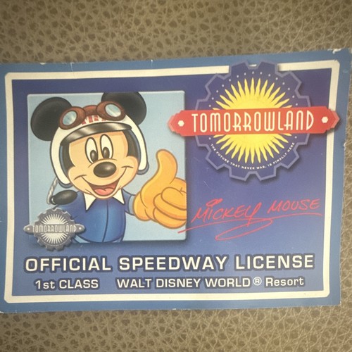 Disney tomorrowland speedway - tomorrowland,
