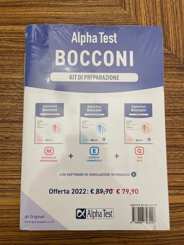 Alpha test bocconi kit - alpha, di