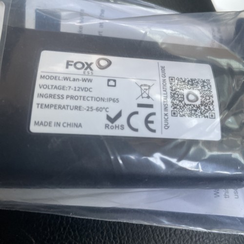 Fox ess wifi - ess, usb