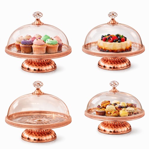 Espositore per torte oro - , rosa