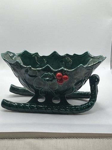 Slitta vintage lefton - vintage, foglia