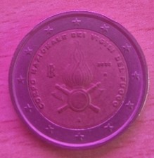 Moneta da 2 euro Italia 2020. Corpo Nazionale Vigili del Fuoco